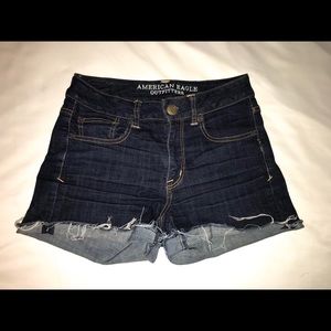 American Eagle Mid-rise denim shorts